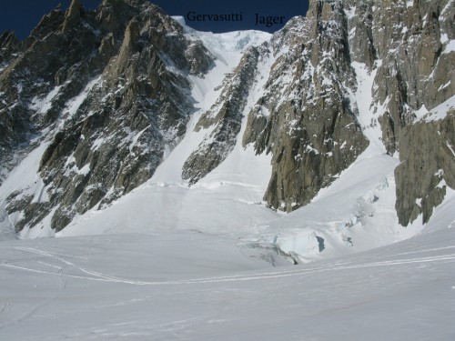 The Jager Couloir and the Gervasutti